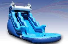 16' Dolphin Water Slide with Pool 16' Dolphin Water Slide with Pool